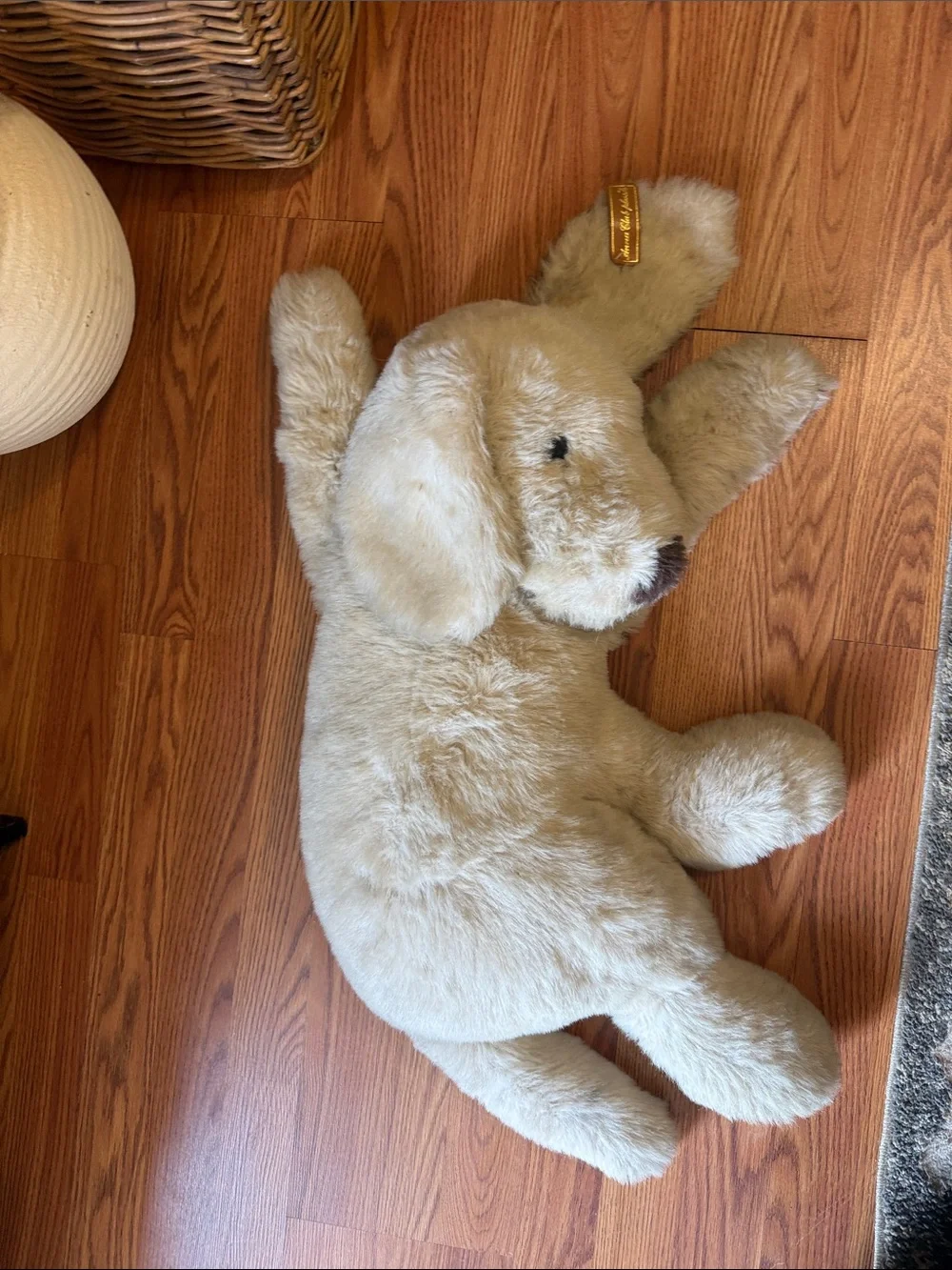 Vintage rare find Baki lifelike from Germany golden retriever plushie